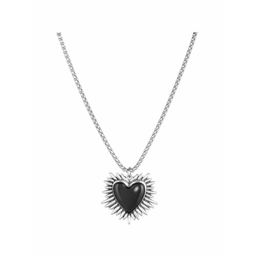 Колье LUMINORA длина 50 см серебряный черный серый 3230₽