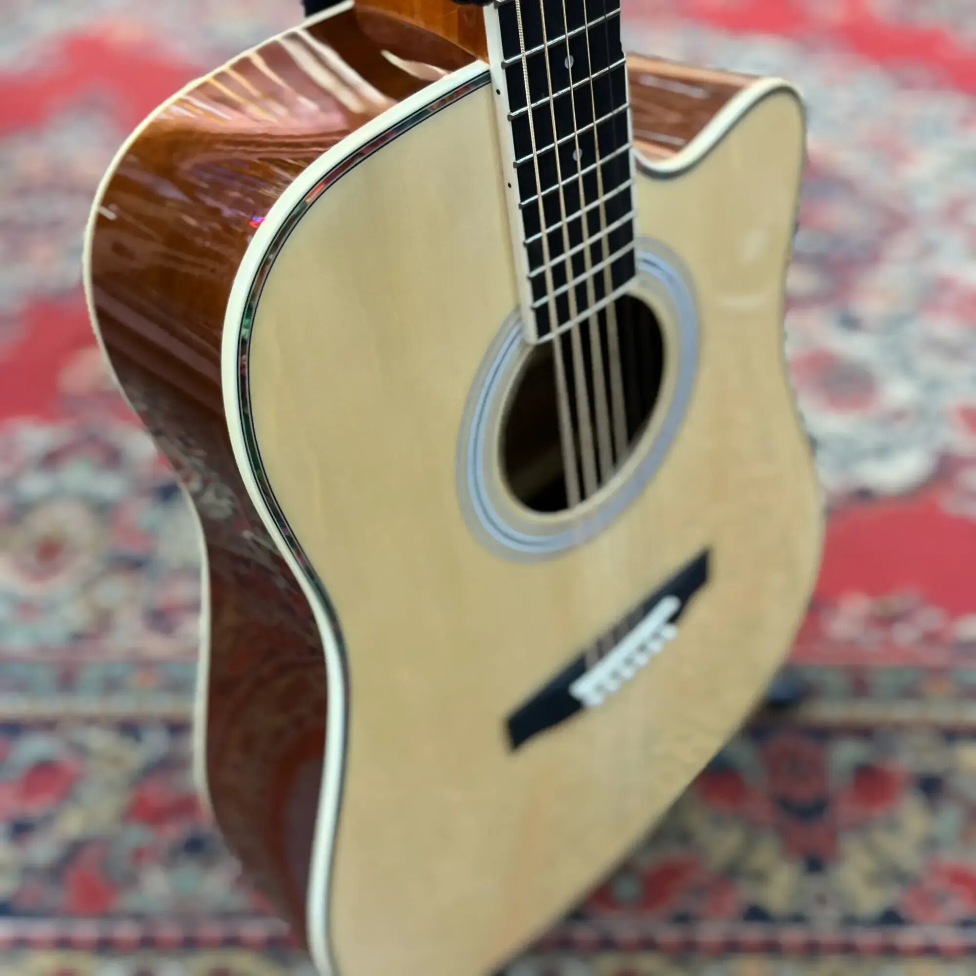 Акустическая гитара DeMarco DMED30C Dreadnought Gloss Natural — фото 1