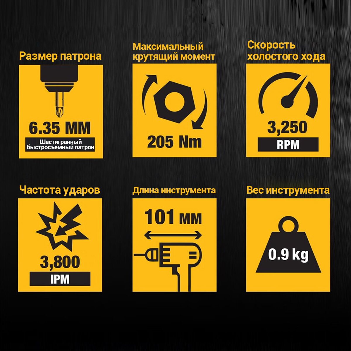 Винтоверт аккумуляторный DeWALT DCF850N 20V，без АКБ и ЗУ，205 Нм — фото 1