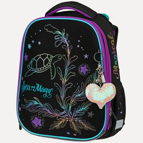 Изображение товара Ранец школьный Berlingo Expert "Sea magic" 37x28x16см, 2 отделения, 2 кармана, анатомическая спинка (RU07107)
