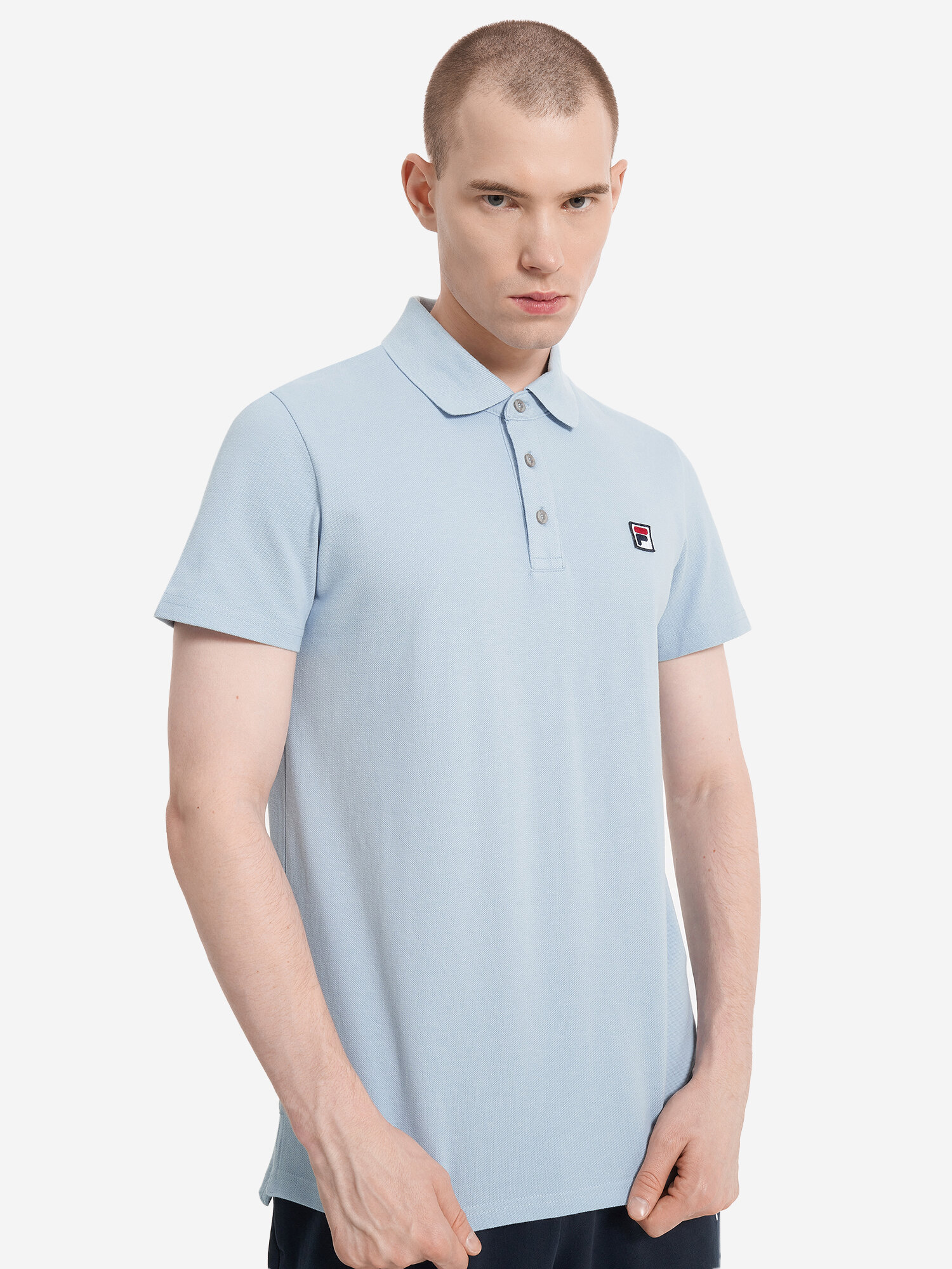 Поло Fila, размер 52, голубой, — фото 1