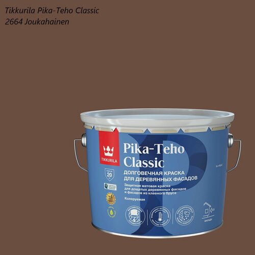 Изображение товара Краска для деревянных фасадов Tikkurila / Tikkivala Pika-Teho Classic (9л) 2664 Joukahainen