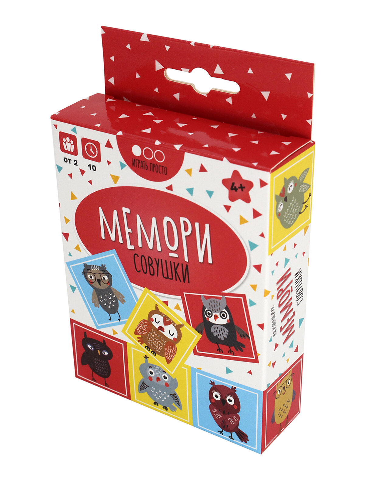 Настольная Memo игра на память и внимание Muravey Games Мемори Совушки