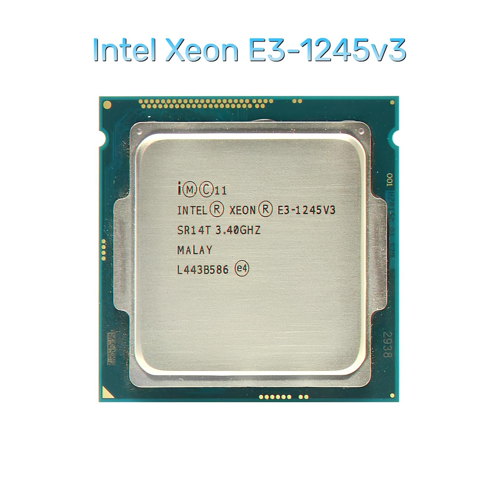 Процессор Intel Xeon E3-1245v3 (Core i7-4770) LGA1150, 4/8 до 3.8 ГГц, DDR3, Intel HD Graphics