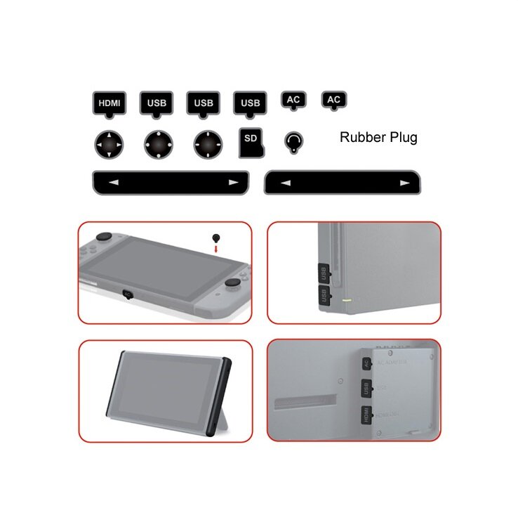 Набор аксессуаров Dobe Super Game Kit для Nintendo Switch (TNS-1880) — фото 1