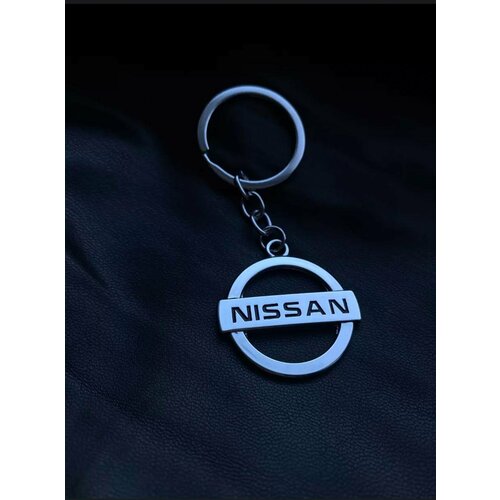Брелок Nissan, гладкая фактура, Nissan, серебряный