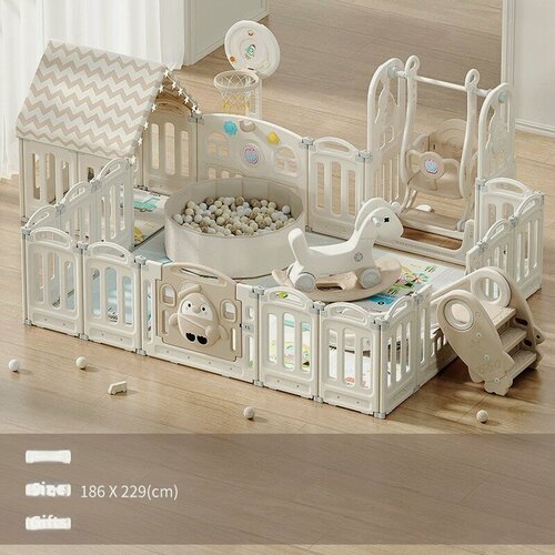 Изображение товара Игра Young Beichen Toys "Комбинированный забор", с пингвинами, для детей 3-6 лет