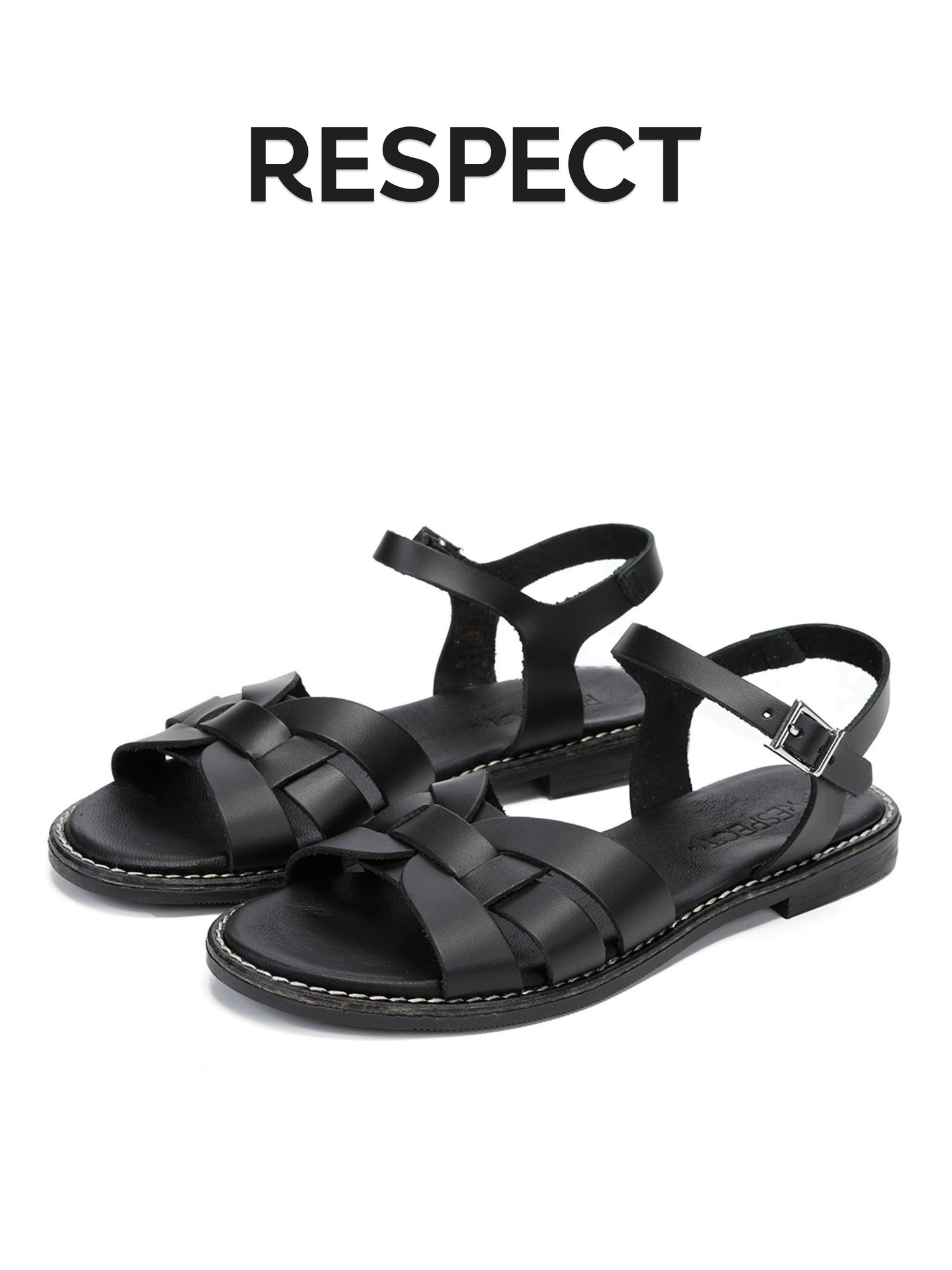 Сандалии Respect Respect, размер 39, черный