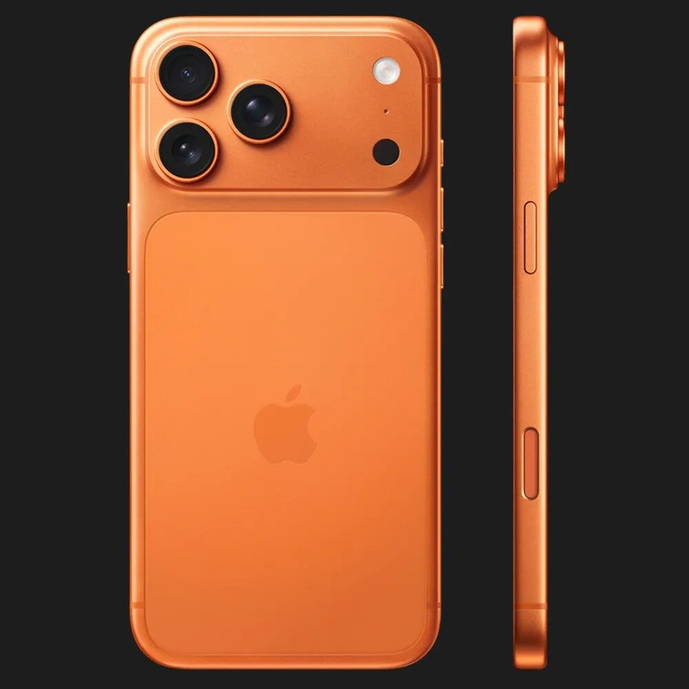 Смартфон iPhone 17 Pro Max, 6.9" Super Retina XDR, камера, 2868 x 1320, 1ТБ, orange