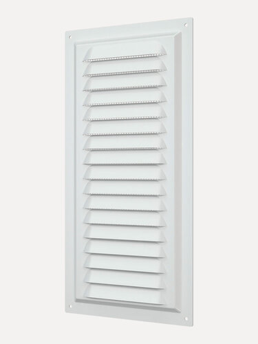 Изображение товара 1530МЭ Решётка вентиляционная ERA 150х300(h) металлическая с сеткой, белая