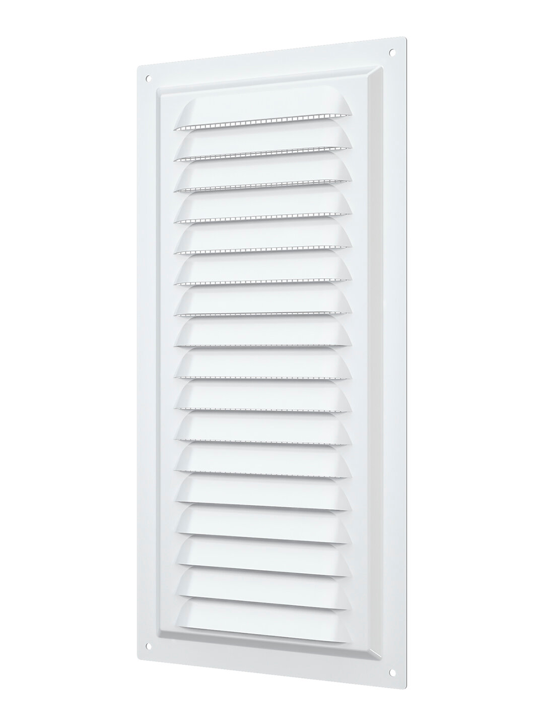 1530МЭ Решётка вентиляционная ERA 150х300(h) металлическая с сеткой белая