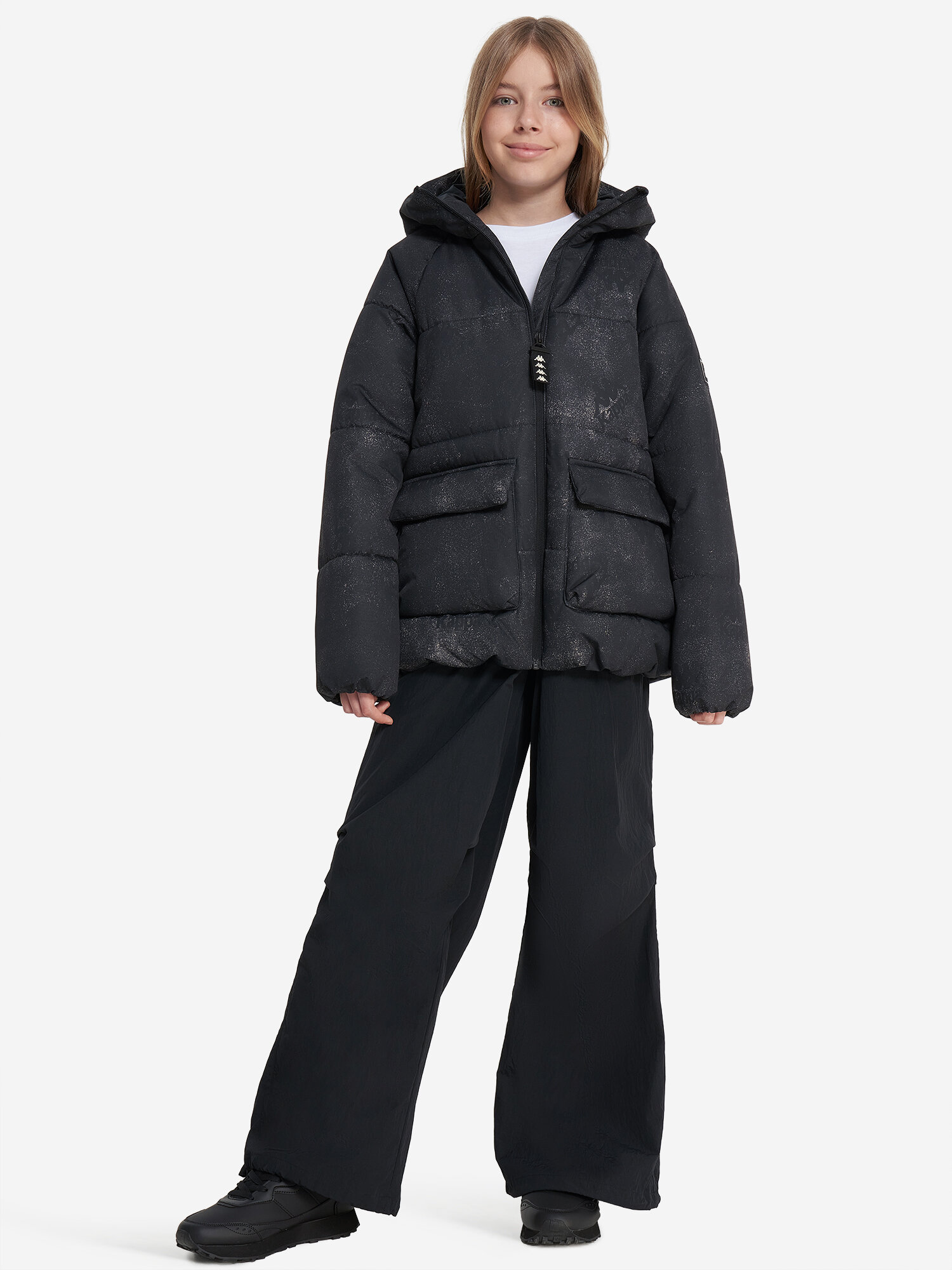 Куртка Kappa, размер 164-170, черный — фото 1