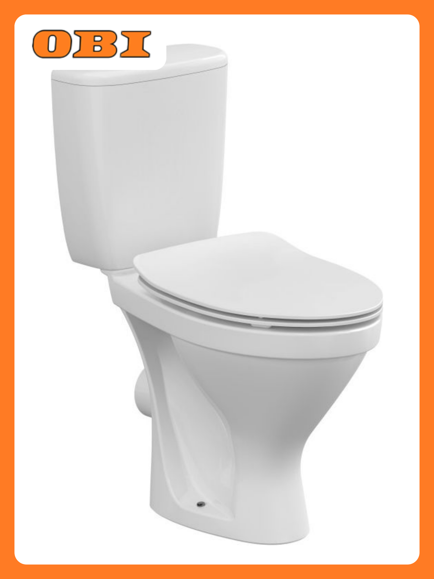 Напольный унитаз с бачком Cersanit Melar компакт ободковый белый