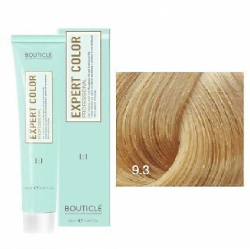Bouticle Expert Color крем-краска для волос, 9.3 блондин золотой