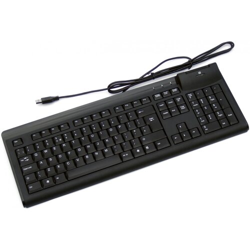 Acer Wired Keyboard Black Acer Wired Keyboard CHICONY KUS-0967 USB Black layout for RU with slot for Smart Card