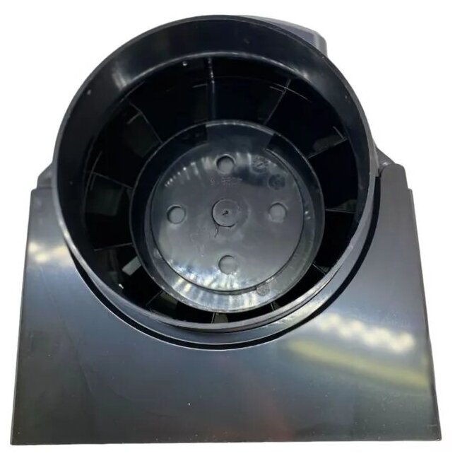 Тихий и экстра-мощный D100 канальный вентилятор, 3-х скоростной, влагозащищенный, Reton Inline, сделан в Великобритании, черный - фотография № 7