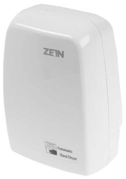 Сушилка для рук ZEIN HD227 White, 1 кВт, 170х100х260 мм, белая