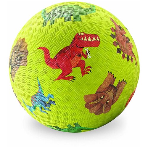 фото Мяч crocodile creek динозавры, 18 см, зеленый