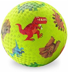 Мяч Crocodile Creek Динозавры, 18 см, зеленый