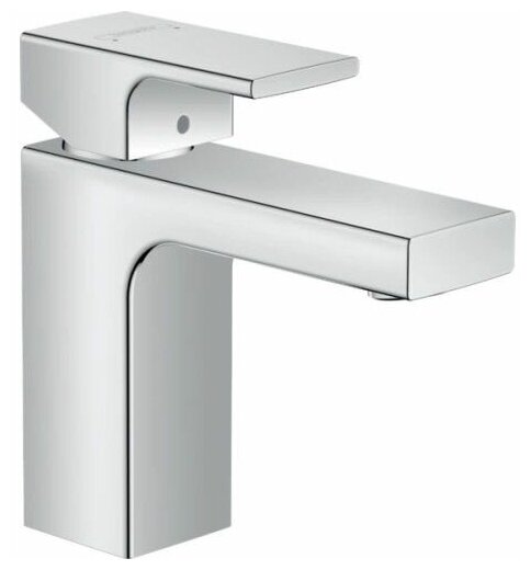 Смеситель для умывальника Hansgrohe Vernis Shape, арт. 71561000, неповоротный излив, с донным клапаном, д/к синтетический