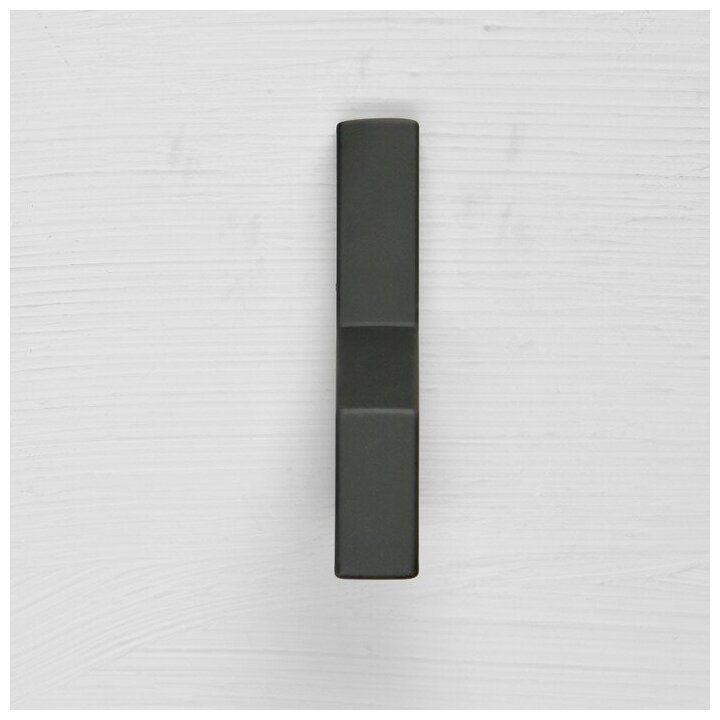 Крючок мебельный KMC001BL CAPPIO, однорожковый, цвет черный 9352482 - фотография № 3