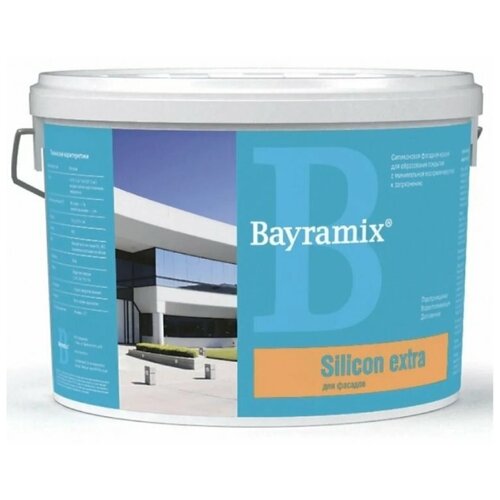 Краска силиконовая Bayramix Silicon Extra матовая супербелая 2.7 л