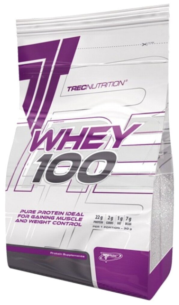 Trec Nutrition Протеин Trec Nutrition Whey 100, 2270 г, вкус: клубника