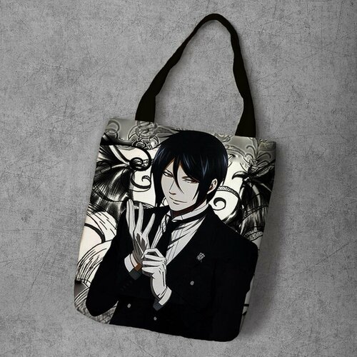 фото Сумка шоппер аниме темный дворецкий 40*50 см. 40oxfsum0048 anime dakimakura