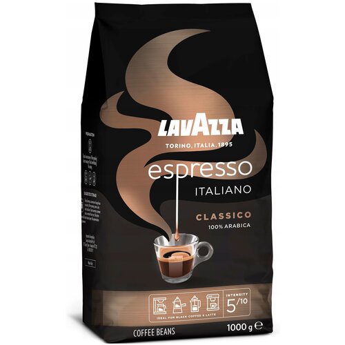 Кофе в зернах Lavazza Espresso Italiano Classico (Caffe Espresso), 2 уп., 1 кг