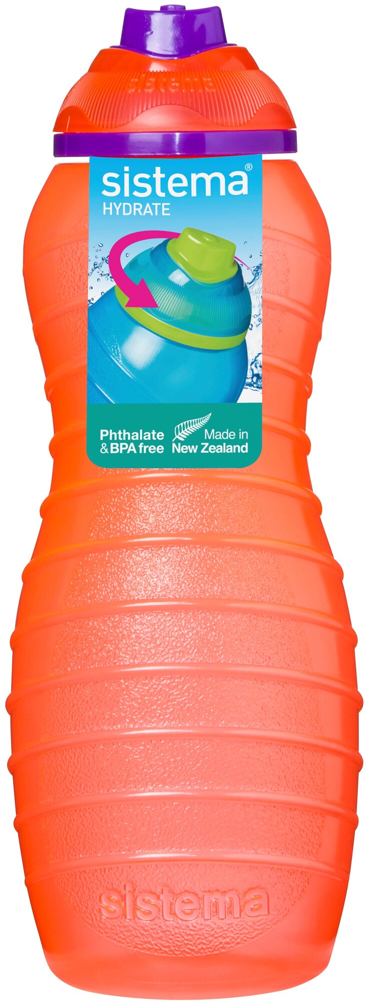 Бутылка для воды Sistema Hydrate Davina Bottle 700мл Orange (745NW)