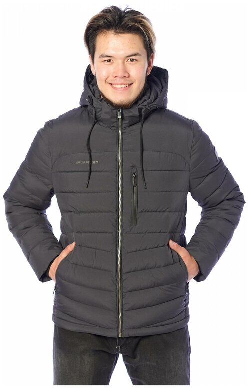 Куртка Zerofrozen, размер 56, серый