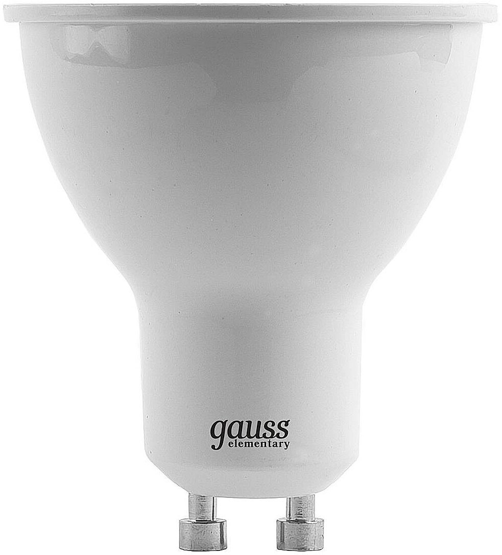 Gauss 13616 Светодиодная лампа LED Elementary MR16 GU10 5.5W 430lm 2700К 1/10/100 0 13616 - фотография № 2