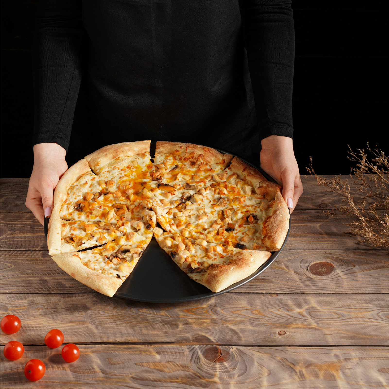 Форма для запекания, выпечки пиццы с антипригарным покрытием "Pizzaiolo" 37x1 см - фотография № 5