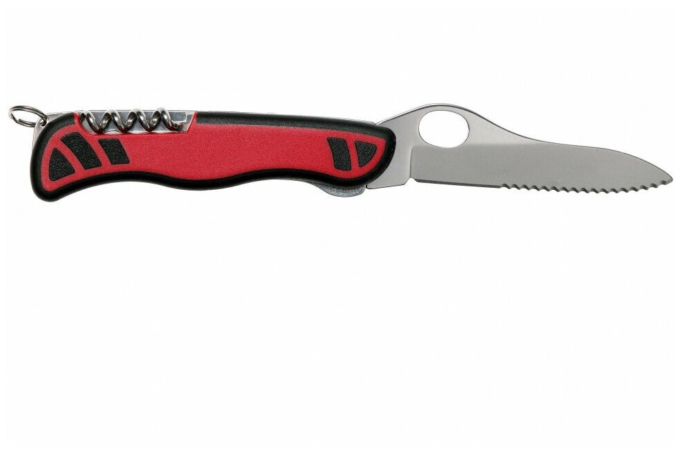 Нож перочинный Victorinox Sentinel OneHand (0.8321.MWC) 111мм 3функций красный/черный карт.коробка - фото №10