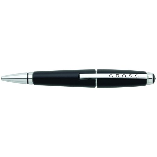 Ручка-роллер Cross Edge без колпачка, латунь/эпоксидная смола, цвет черный (AT0555-2)