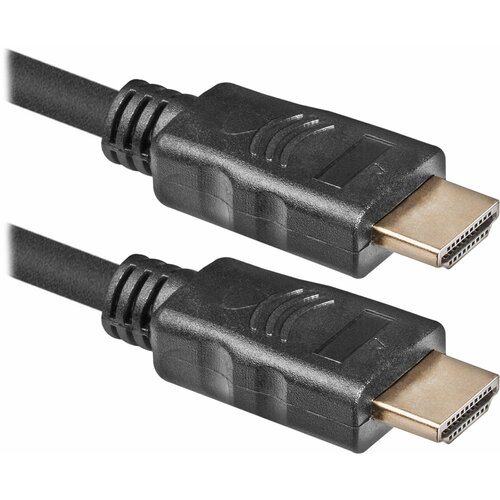 Кабель Defender HDMI - HDMI, 20 м, черный кабель defender hdmi hdmi 3 м черный