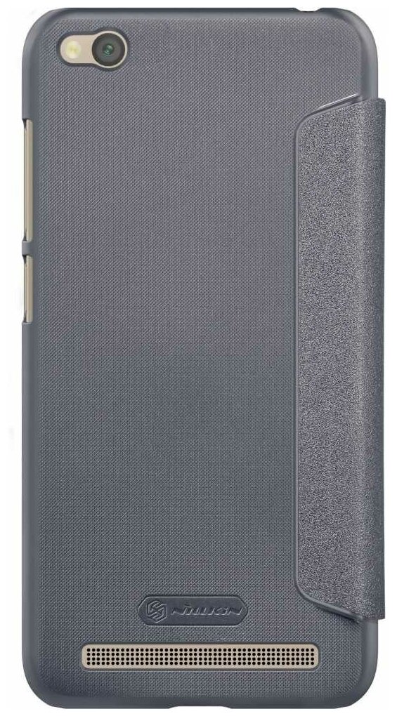 Чехол-книжка Nillkin для Xiaomi Redmi Note 5A, полиуретан, серый - фото №2