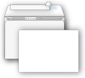 Конверты Белый С4, стрип OfficePost, 229х324, 250шт/уп 3657