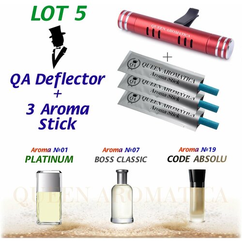 Арома набор Queen Aromatica LOT 1+3 Man 5, Ароматизатор салона