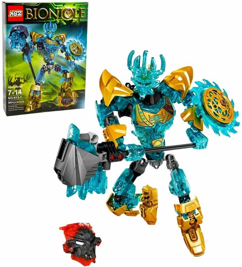 Конструктор для мальчиков bionicle /Бионикл KSZ 613-1 Экиму - Создатель Масок / подарок для мальчика 94 детали