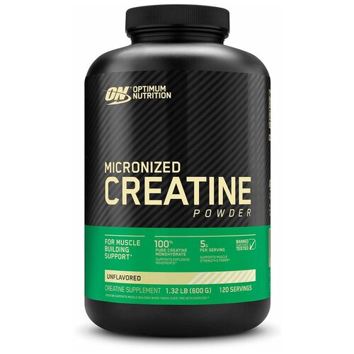 Креатин Optimum Nutrition Micronised Creatine Powder, 600 гр. креатин optimum nutrition creatine 300 шт