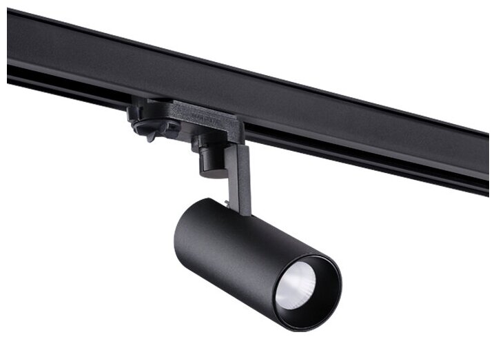Трековый светильник Novotech Helix 358254, LED, 10Вт, кол-во ламп:1шт, Черный