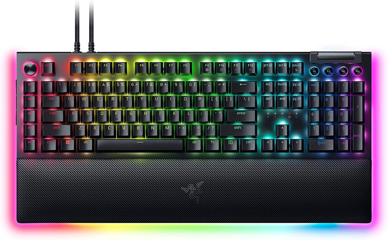 Игровая клавиатура Razer BlackWidow V4 Pro RGB (Английская раскладка, свитчи Green)