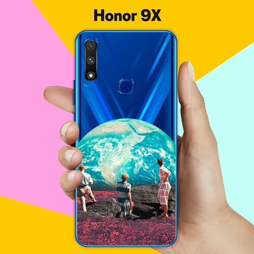 Силиконовый чехол Вид на Землю на Honor 9X