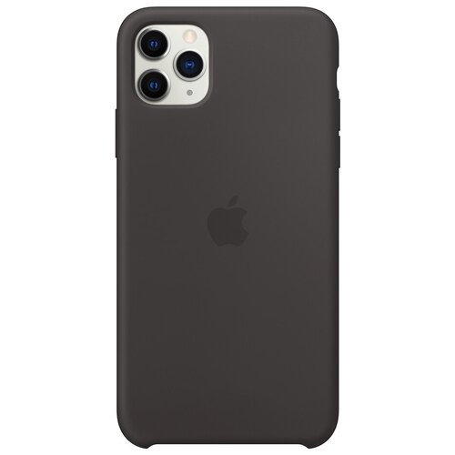 Чехол Apple силиконовый для iPhone 11 Pro Max, черный чехол g case carbon для apple iphone 11 pro max красный