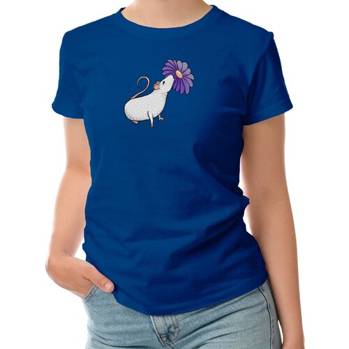 фото Футболка roly, размер m, синий