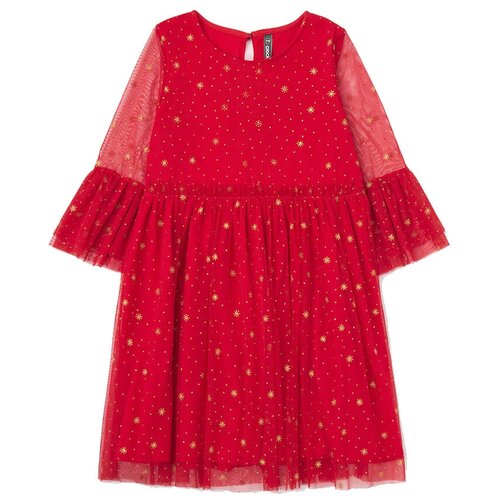 фото Платье crockid размер 92, насыщенно-красный