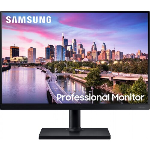 Монитор Samsung 24 F24T450GY черный IPS LED 1610 DVI HDMI MM матовая HAS Piv 250cd 178гр178гр 1920x1200 75Hz DP FHD USB 55кг RUS 2227500₽
