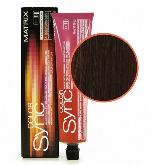 Matrix SoColor Sync краска для волос, 5MM светлый шатен мокка мокка, 90 мл