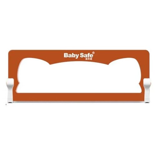 Baby Safe Барьер на кроватку Ушки 180x66 см XY-002C1.CC, 180х66 см, коричневый